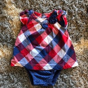 Fourth of July 🇺🇸 onesie/dress! Carters 0-3M